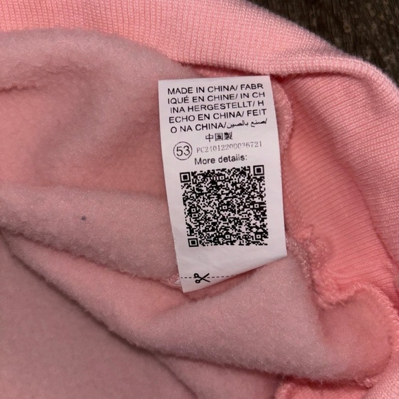 SHEIN Women’s Pink Pull Over Love Sweatshirt - Picture 9 of 11